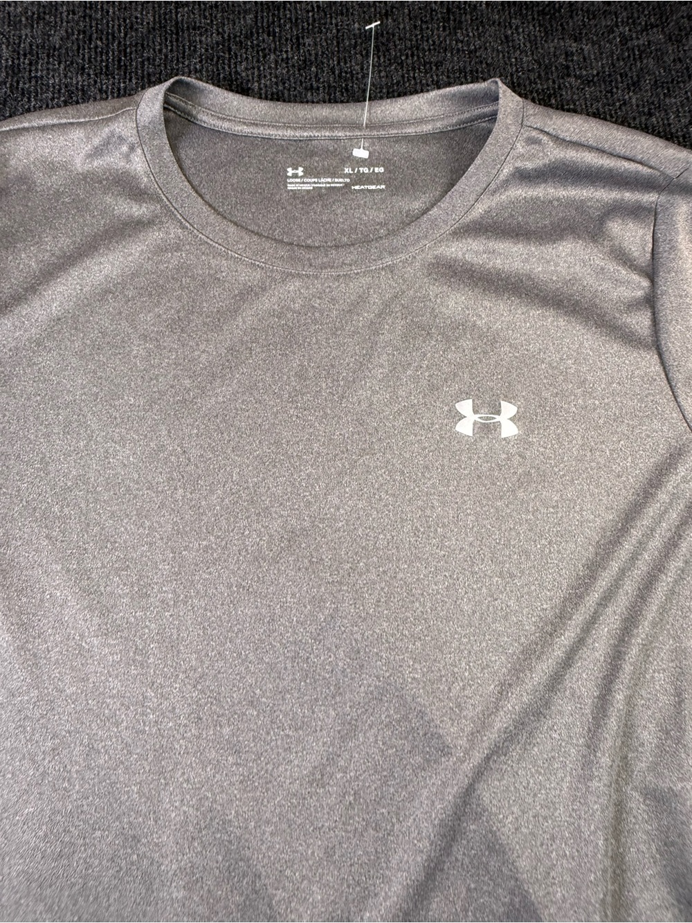 Under Armour Womens Short Sleeve Performance Tee - Charcoal Gray